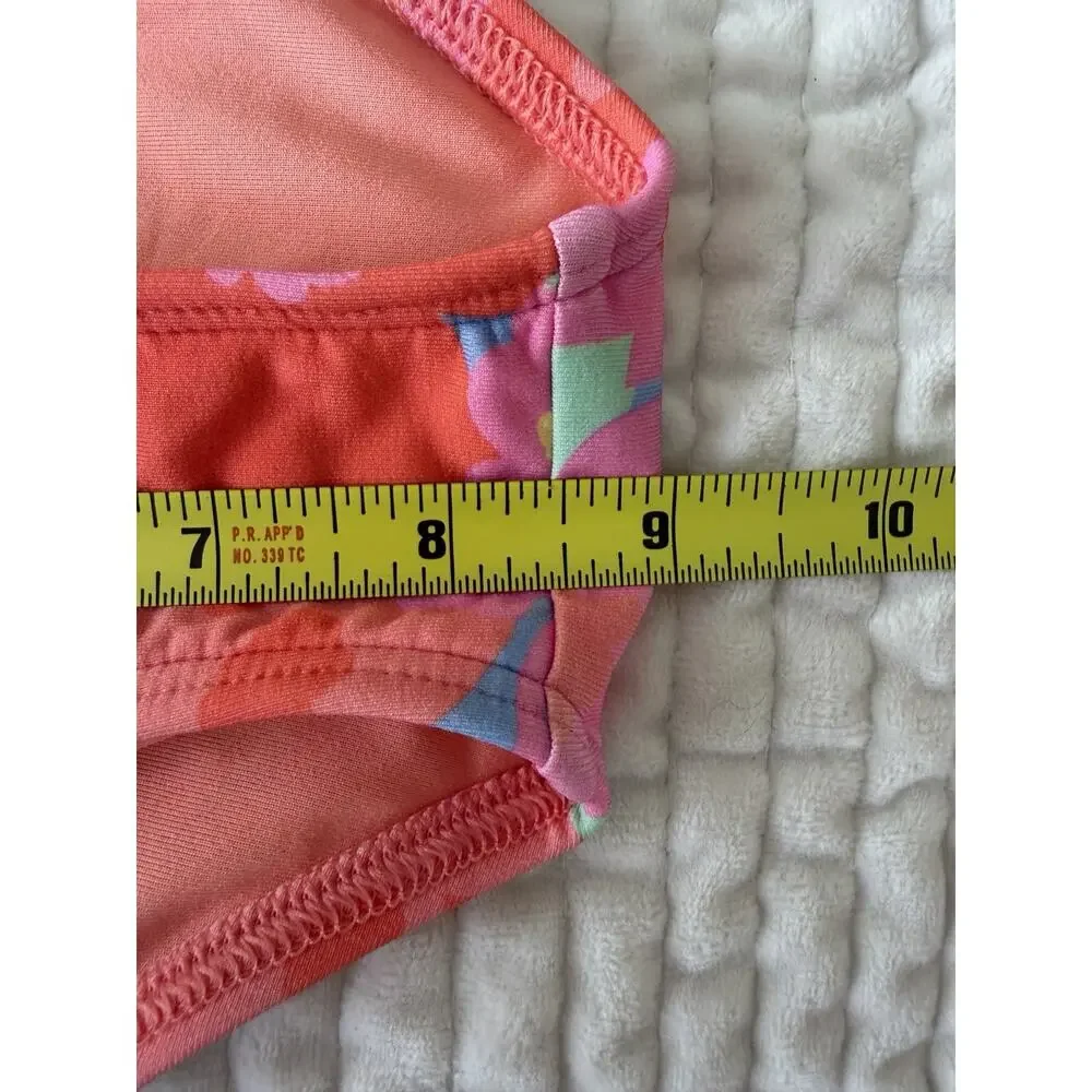 Billabong Lowrider Bikini Bottoms Small Floral Full Coverage Swim Bottom NWT